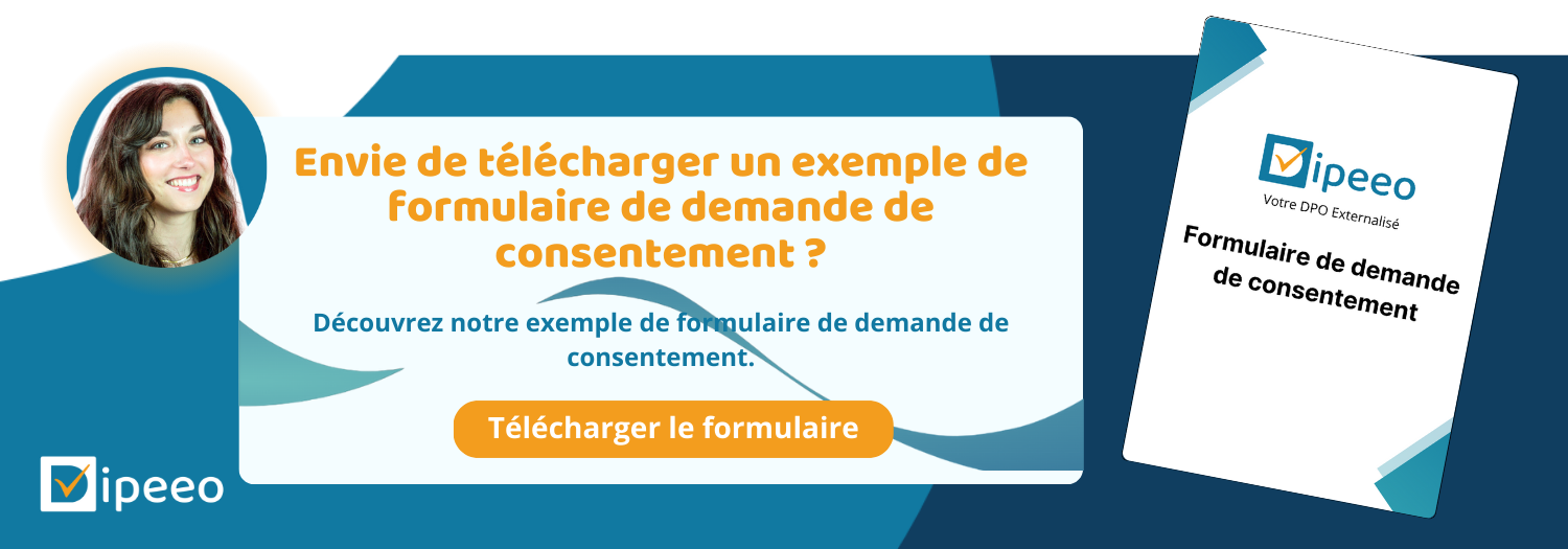 Exemple de formulaire de demande consentement RGPD