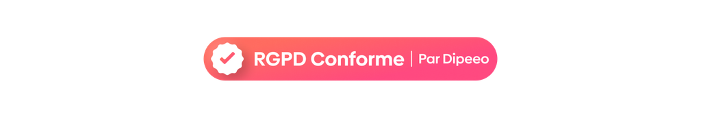 Label certifié RGPD conforme par Dipeeo DPO CNIL